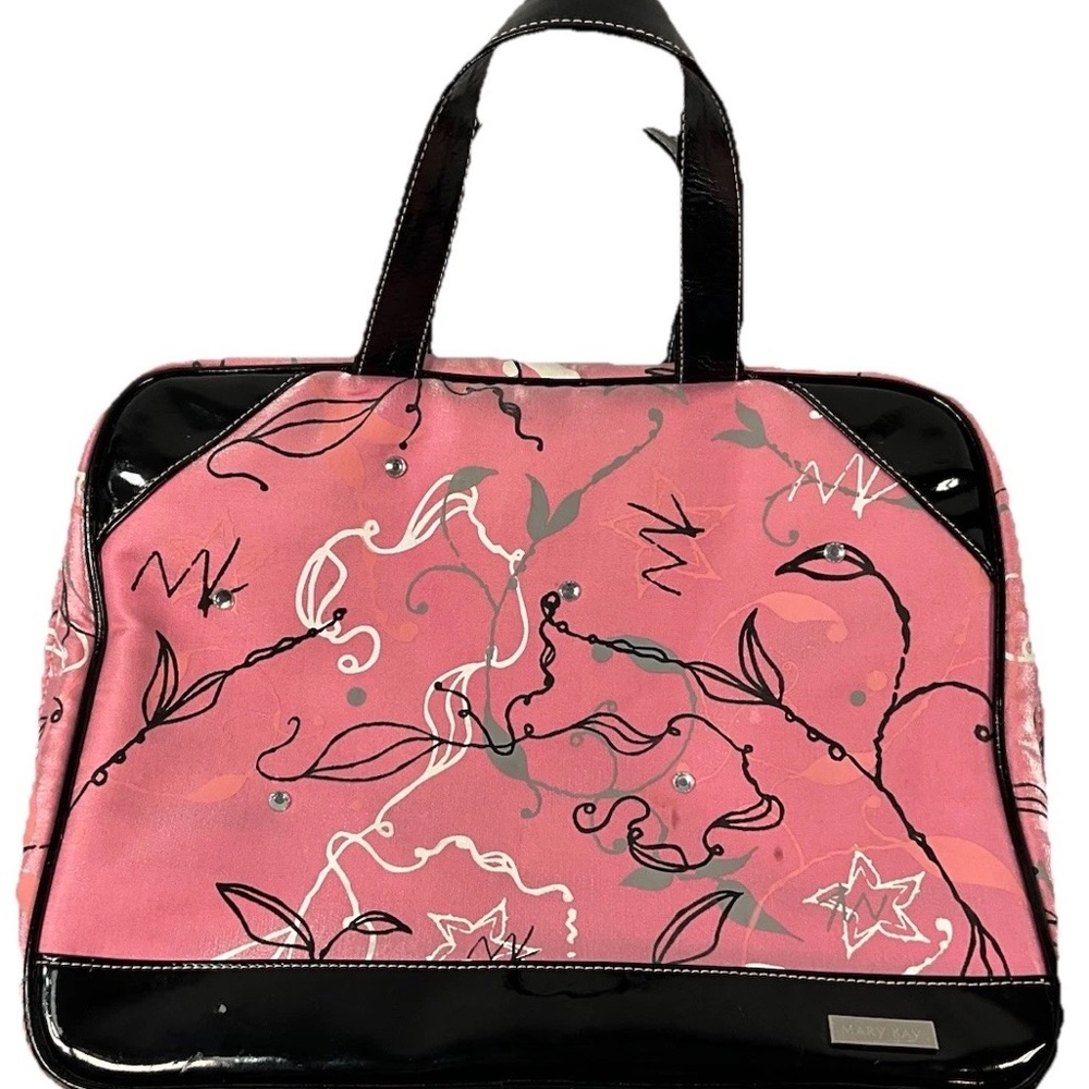 Pink Floral Women's makeup travel